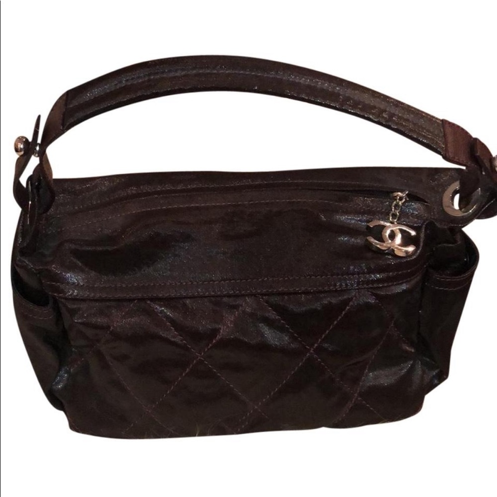 Chanel Dark Brown Messenger Bag